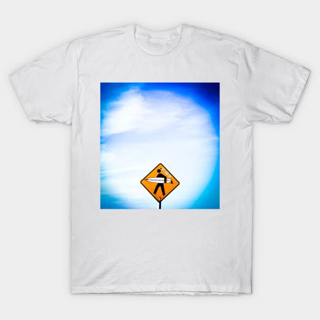 Surf Sign, La Jolla Beach, California. T-Shirt by goldstreet